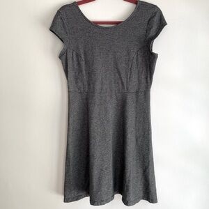 Old Navy Charcoal Tiny Stripe Dress
